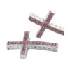 RUBYCA 20 piezas cruz lateral conector metal cuentas DIY_1