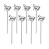 RRRuo Palillos reutilizables para cócteles de caballos_1