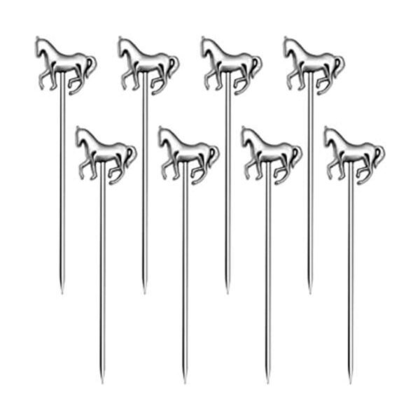 RRRuo Palillos reutilizables para cócteles de caballos_1