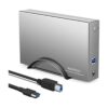 RSHTECH Carcasa de aluminio USB 3.1 Gen 1 HDD tipo C a_1