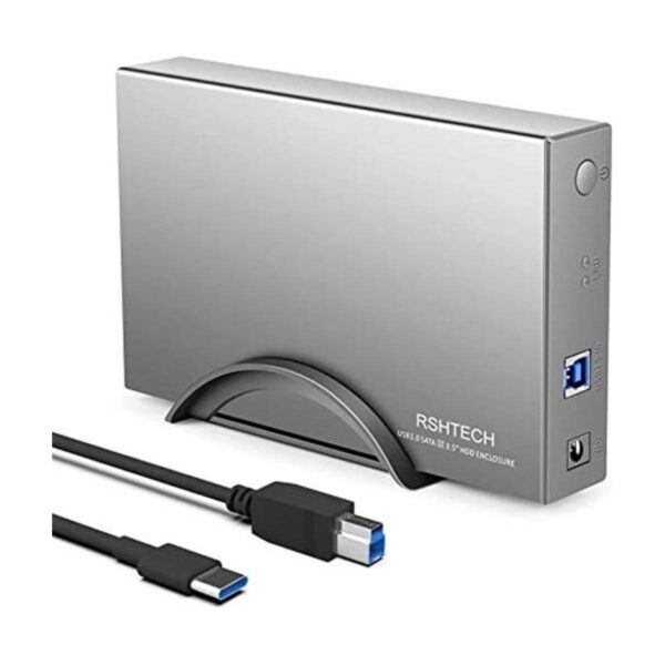 RSHTECH Carcasa de aluminio USB 3.1 Gen 1 HDD tipo C a_1