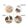 ROYALHOUSE Organizador de plástico para bolsas de té y