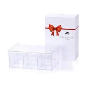 ROYALHOUSE Organizador de plástico para bolsas de té y