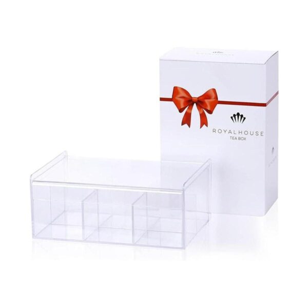 ROYALHOUSE Organizador de plástico para bolsas de té y