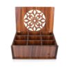 ROYALHOUSE Organizador de almacenamiento de caja de té de_1