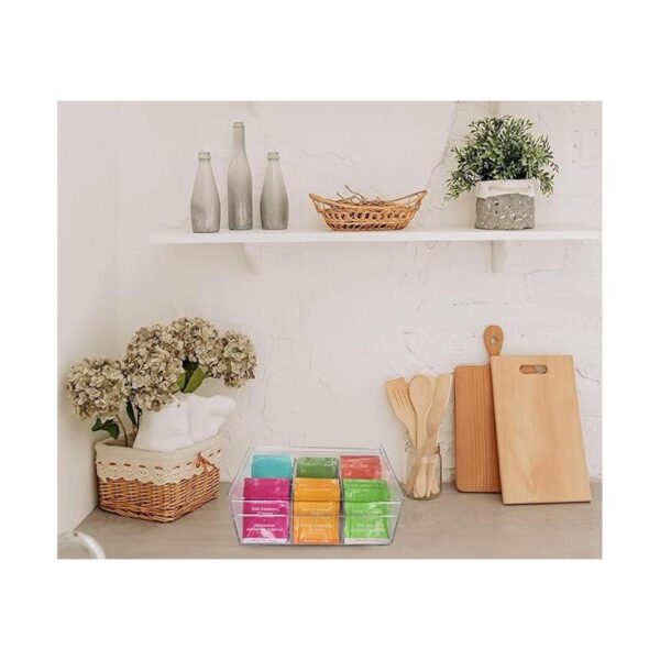 ROYALHOUSE Organizador de plástico para bolsas de té y