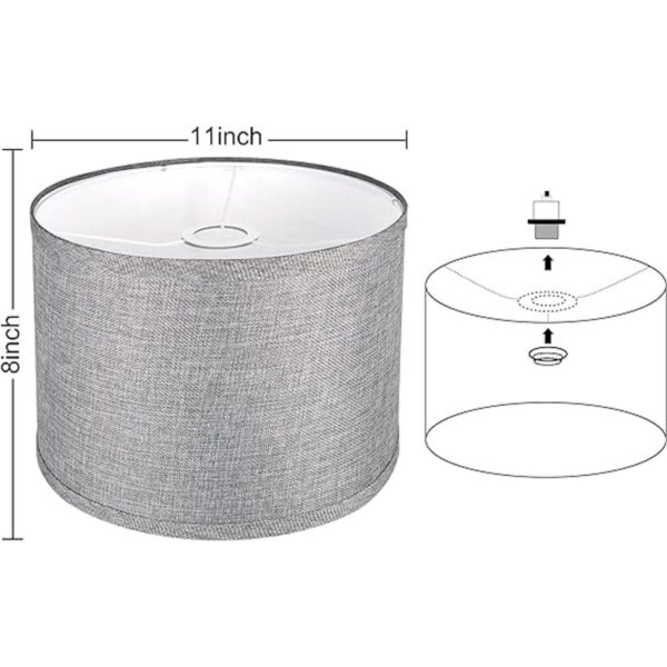 ROTTOGOON Pantalla de 11 x 11 x 8 pulgadas para lámpara de