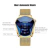 RORIOS Relojes de moda para hombres reloj de cuarzo_3