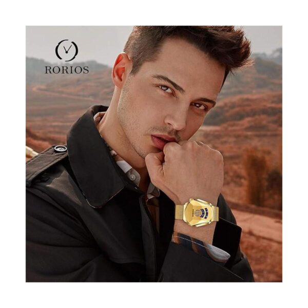 RORIOS Relojes de moda para hombres reloj de cuarzo_2