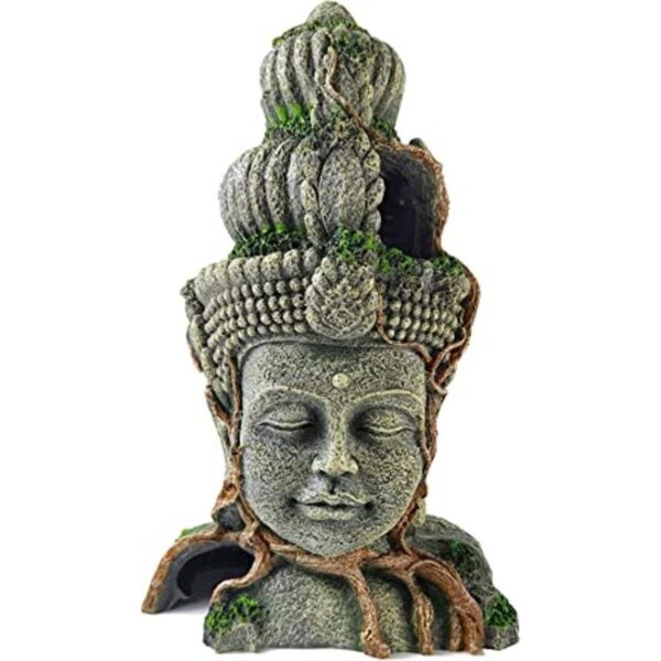 RONYOUNG Estatua de cabeza de Buda decoración de acuario_1
