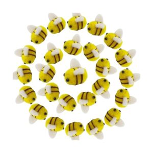 RONYOUNG 20 piezas de fieltro de lana de abeja bonita_1