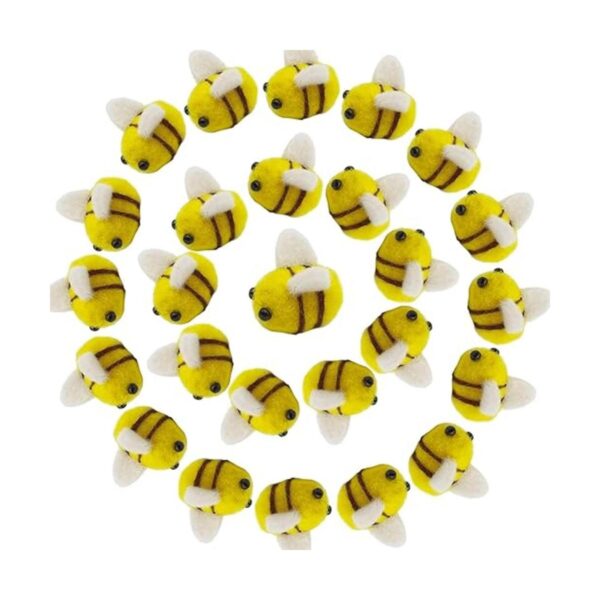 RONYOUNG 20 piezas de fieltro de lana de abeja bonita_1