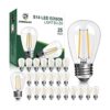 ROMANJOY Paquete de 25 bombillas LED de repuesto S14 para_1