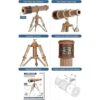 ROKR Rompecabezas 3D para adultos telescopio de madera_5