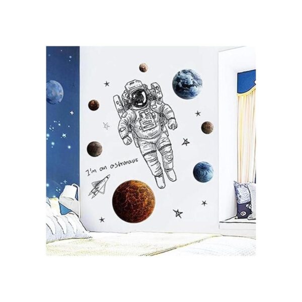 ROFARSO Calcomanías de pared de astronauta para el espacio_2