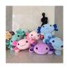 ROCHEMON Lindo animal de peluche de axolotl suave muñeca_5