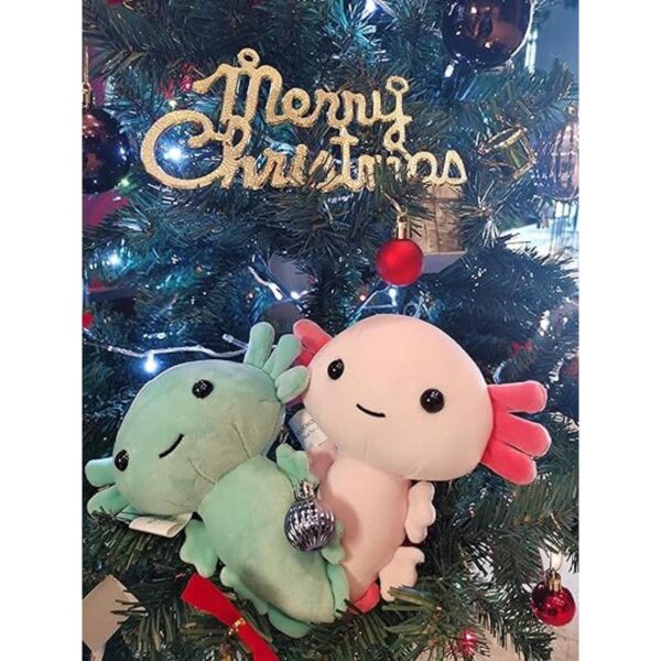 ROCHEMON Lindo animal de peluche de axolotl suave muñeca_6