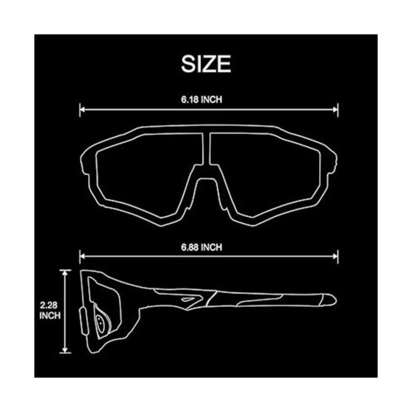 ROCKBROS Gafas de sol fotocrómicas para hombres y mujeres_3
