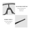 ROCKBROS Gafas de sol fotocrómicas para hombres y mujeres_5