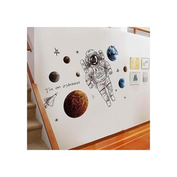 ROFARSO Calcomanías de pared de astronauta para el espacio_3