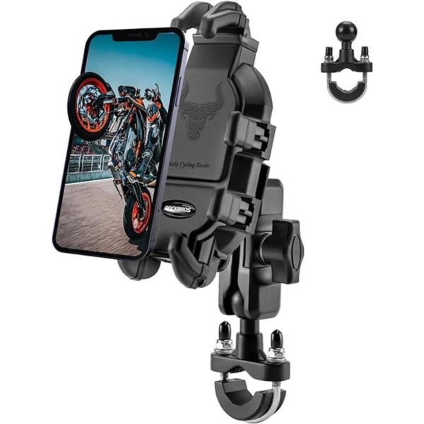 ROCKBROS Soporte para teléfono de motocicleta con_1