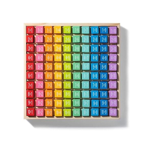 ROBUD Juego de mesa de multiplicación de madera y_6