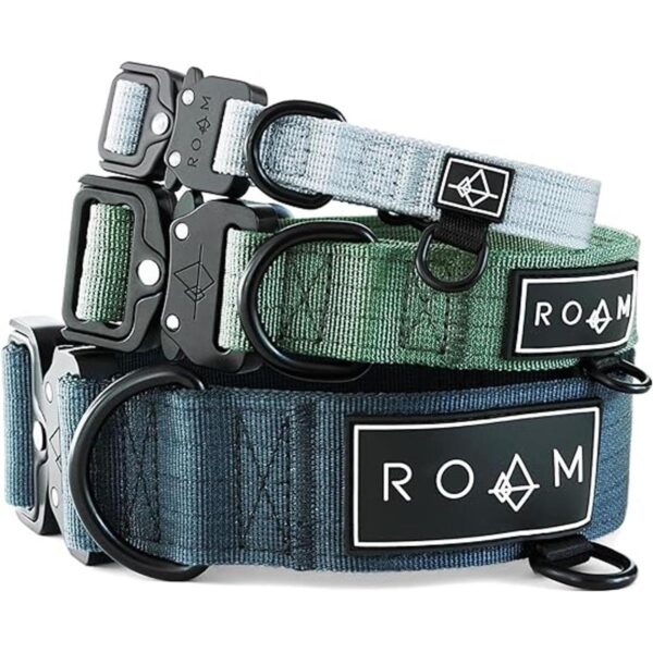 ROAM Collar de perro de nailon de alta resistencia y