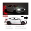 RMZ City Compatible con automóvil Civic de aleación