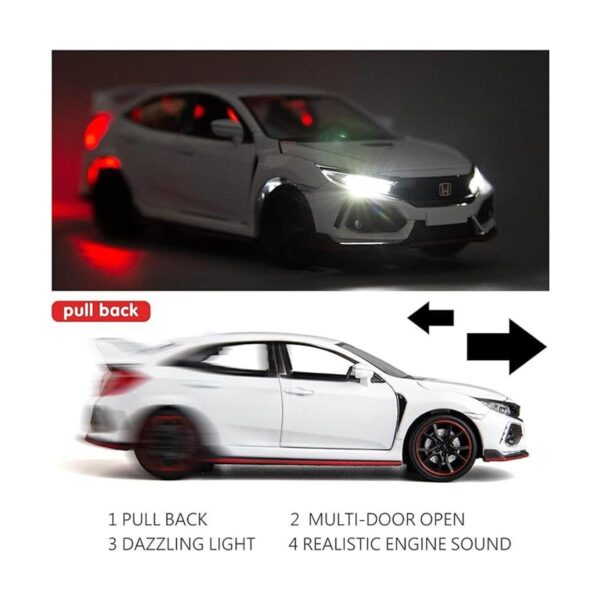 RMZ City Compatible con automóvil Civic de aleación