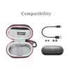 RLSOCO Funda de transporte para auriculares Sony WFC500_2