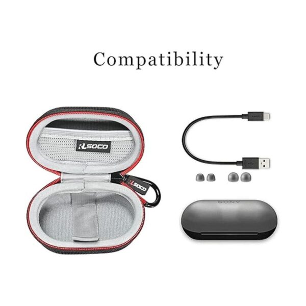 RLSOCO Funda de transporte para auriculares Sony WFC500_2