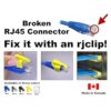 RJCLIP Solución de conector RJ45 roto 5 piezas en_2