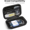 RISETECH Funda de transporte para auriculares mini bolsa