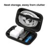 RISETECH Funda de transporte para auriculares mini bolsa