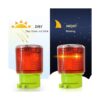 RISOON Solar 6 LED Luz de advertencia estroboscópica_4