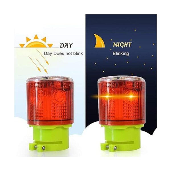 RISOON Solar 6 LED Luz de advertencia estroboscópica_4