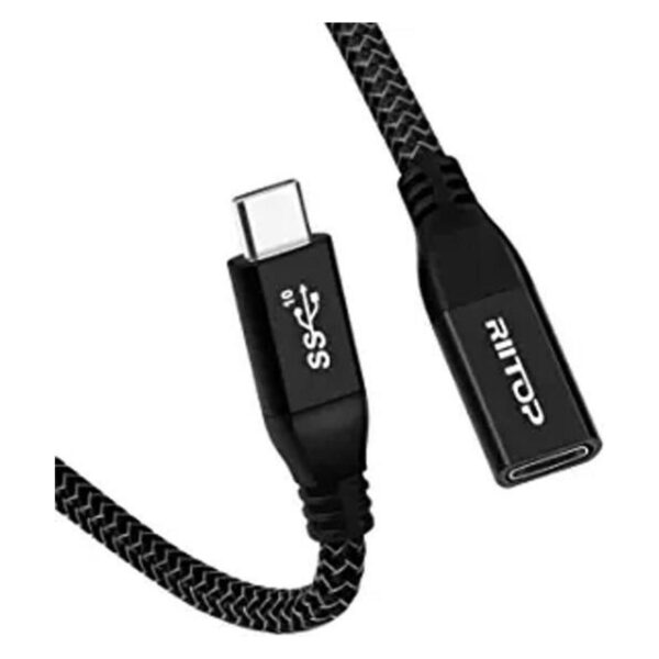 RIITOP Cable de extensión USB C corto 2 pies extensor_1