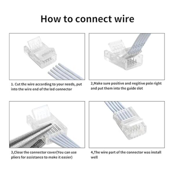 RGBZONE Cable de extensión RGBW de 5 pines de 32.8 pies y_3