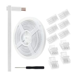 RGBZONE Cable de extensión LED de 32.8 pies y 3 pines y 10_1