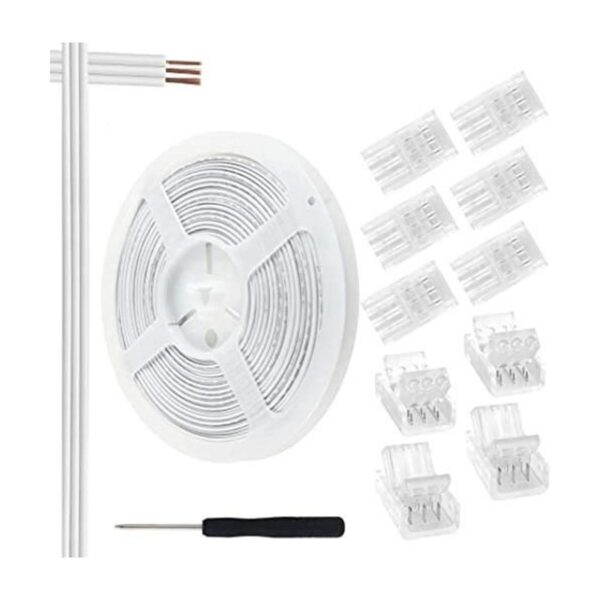 RGBZONE Cable de extensión LED de 32.8 pies y 3 pines y 10_1