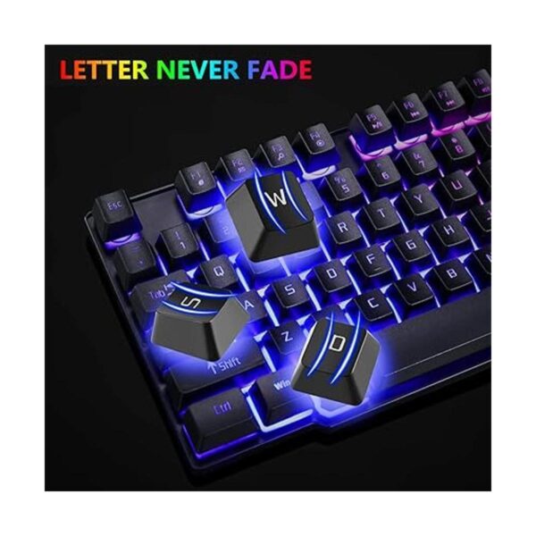 RGB Gaming Keyboard and Colorful Mouse ComboUSB Wired LED