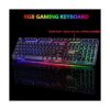 RGB Gaming Keyboard and Colorful Mouse ComboUSB Wired LED
