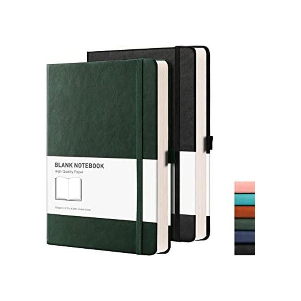RETTACY Cuadernos en blanco con 384 páginas paquete de 2