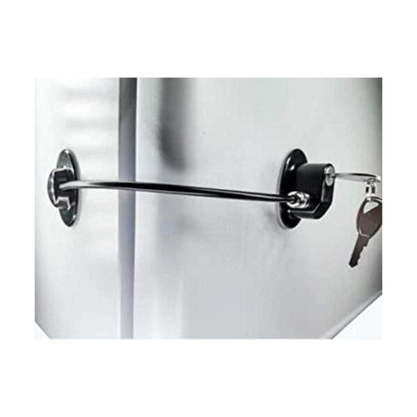 REZIPO Cerradura de puerta para frigorífico con 2 llaves