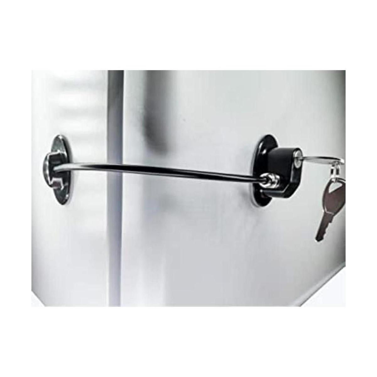 REZIPO Cerradura de puerta para frigorífico con 2 llaves