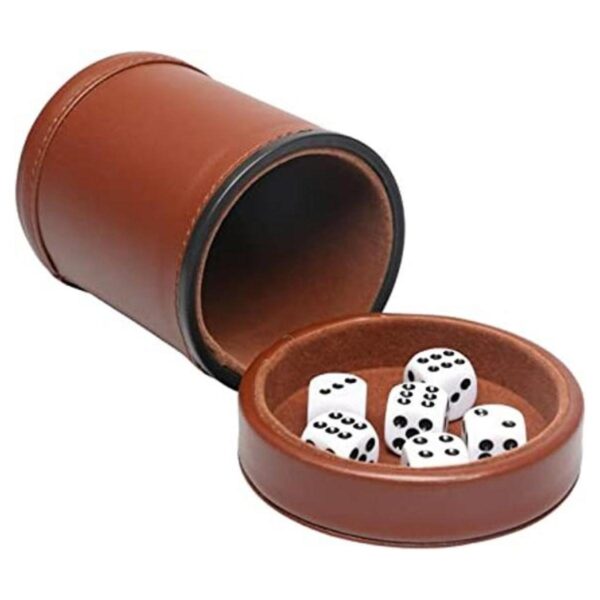 RERIVER Juego de tazas de cuero con tapa forro de fieltro_1