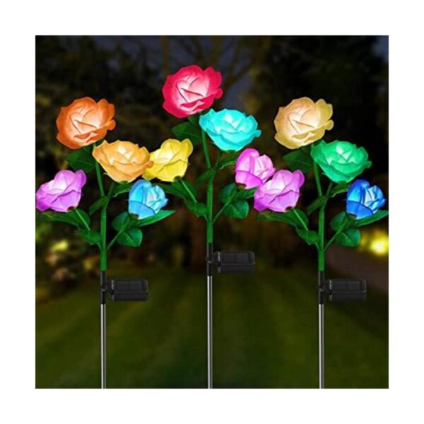 RECHOO Luces solares de jardín decorativas para_1