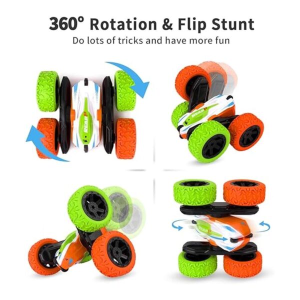 REAPP Auto de control remoto para niños 2.4 GHz 4WD RC_3