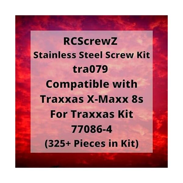 RCScrewZ Kit de tornillos de acero inoxidable tra079_2
