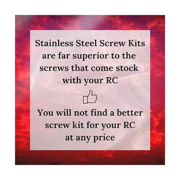 RCScrewZ Kit de tornillos de acero inoxidable tra079_5